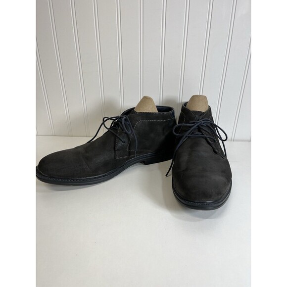 Rockport Grey Brushed Leather Mens Low Ankle Boot‎ size 11 - Picture 6 of 8